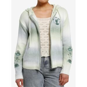 Disney Hot Topics Disney The Princess And The Frog Green Stripe Hoodie L NWT $60